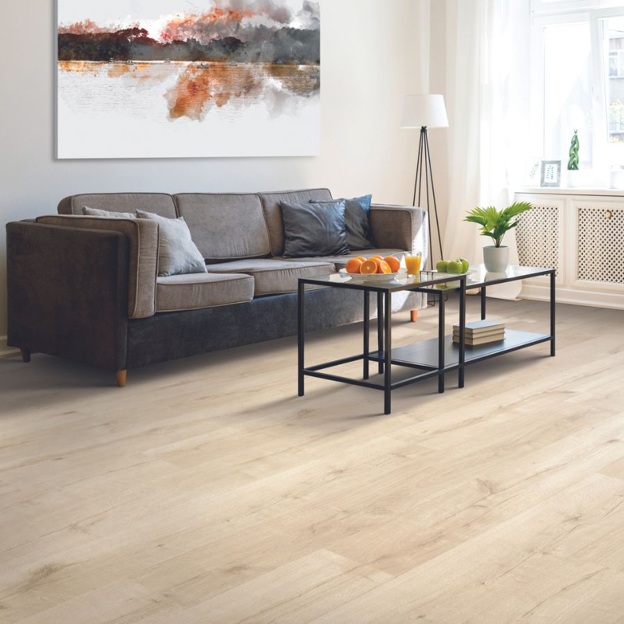 laminate flooring in living room